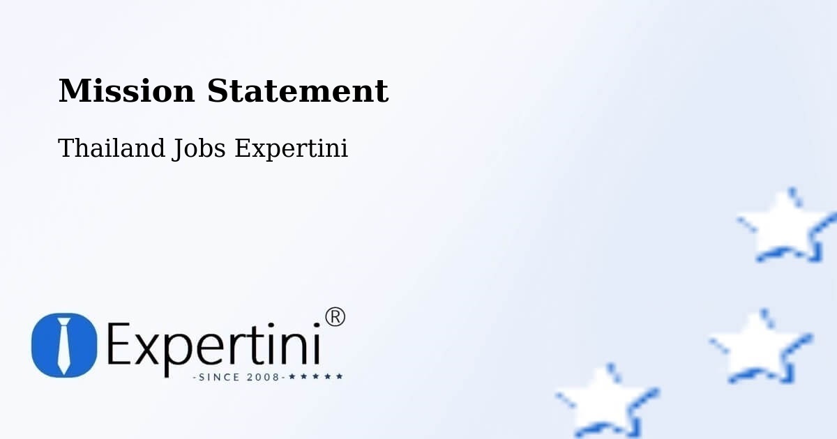 Mission Statement - Thailand Jobs Expertini